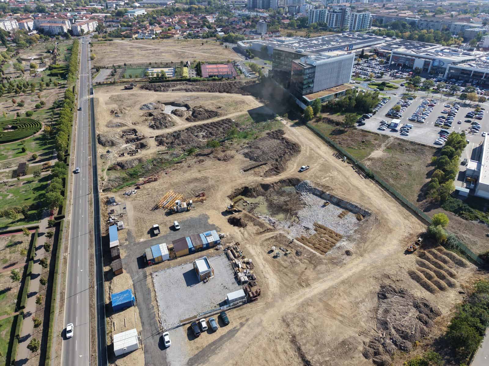 Grădina urbană Nufărul, Oradea · filmare cu drona
